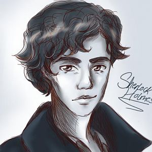 Here's another one I did last week because why not :P Sherlock Holmes! :D If you haven't watched the BBC show, you are missing out on a lot of fun... I'm not kidding.
