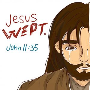 JESUS WEPT rough sketch