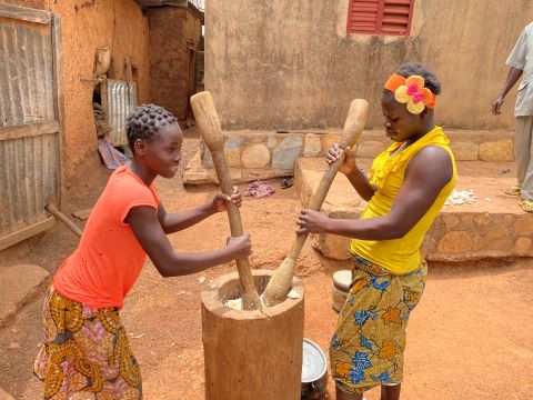 Some young women in Benin