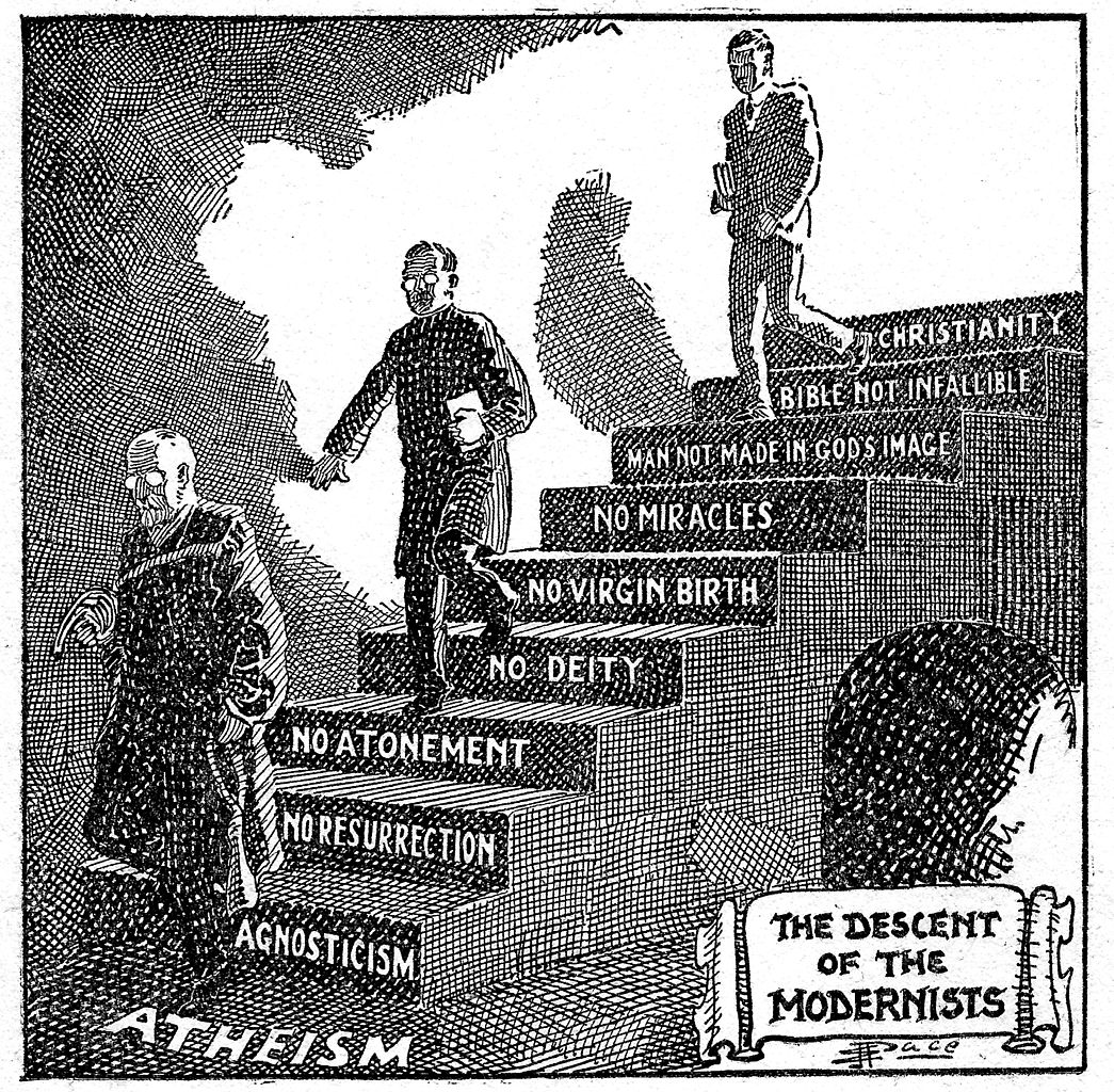 1045px-Descent_of_the_Modernists,_E._J._Pace,_Christian_Cartoons,_1922.jpg