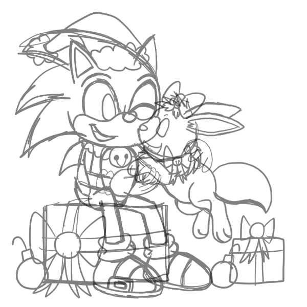 Christmas Sonic and Fluffy.png