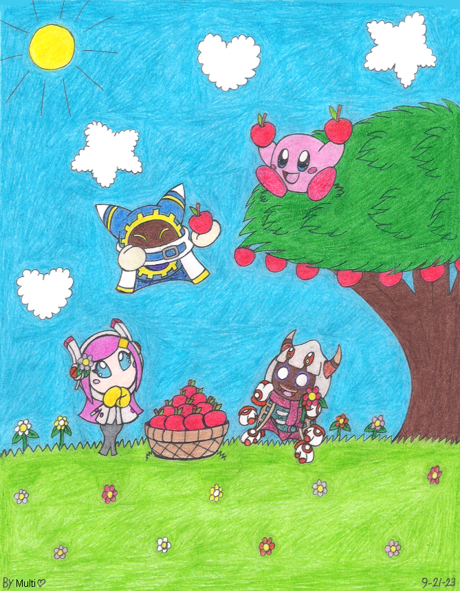 Kirby, Magolor, Taranza, and Susie.png