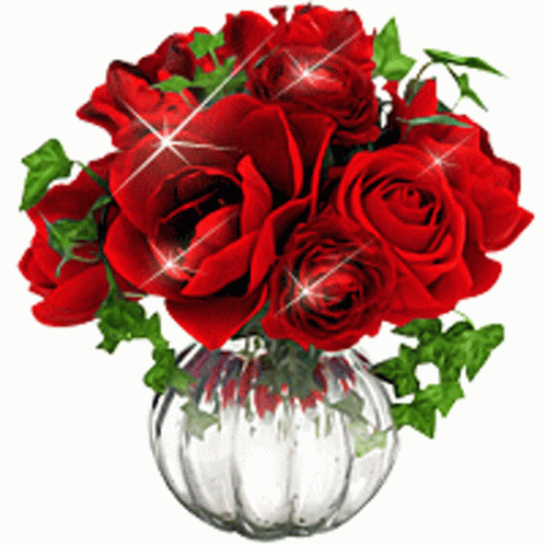 Sparkling Red Roses 2 Gif.gif