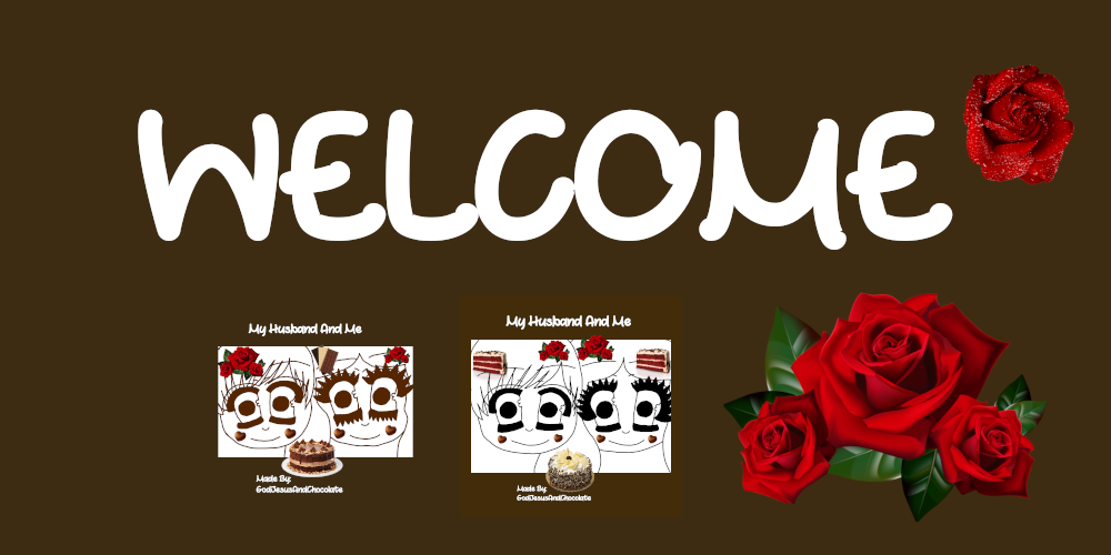 Welcome Red Velvet Cake My Husband And Me Digital Art Red Roses 2.png