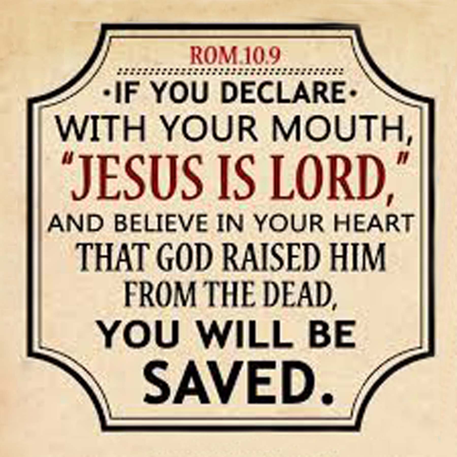 Image result for roman 10:9-10 kjv