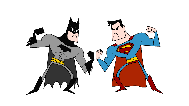 Image result for superman hugs batman .gif