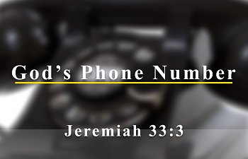 God's Telephone Number