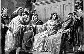 Jesus Heals A Man's Withered Hand On The Sabbath