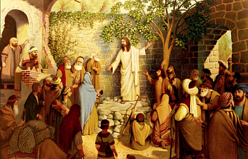 Jesus Withers The Fig Tree On The Road From Bethany