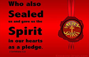 In Christ We Are Given His Holy Spirit