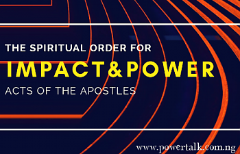 The Spiritual Order For Impact