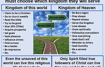 Jesus Said We Must Be Born-again To See The Kingdom Of Heaven