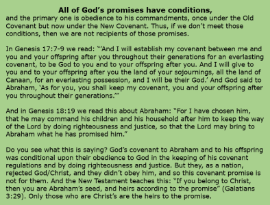 God's Promises Have Conditions