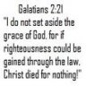 Galatians 2:21