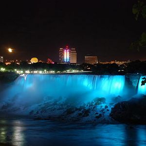 800px Niagara Falls   American Falls At Night