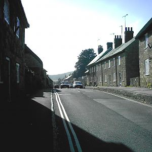 The main street in Abbotsbury