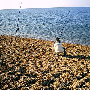 Me doing a spot of fishing!