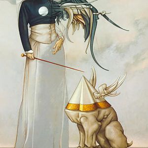 Michael Parkes - Angel and Her Pet I