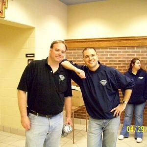 Me and my friend Matt at a mock disaster drill