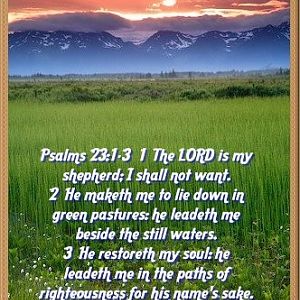 Psalms 23:1-3