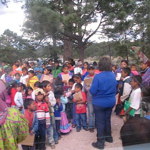 Normally to see such a large group of these people is not heard of, so to have this many people show up to listen to the gospel and receive whatever we could give them, it was amazing.