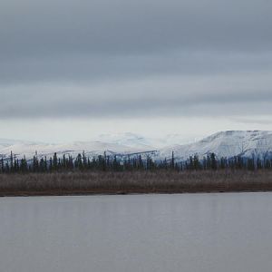 Snow in the mountains!