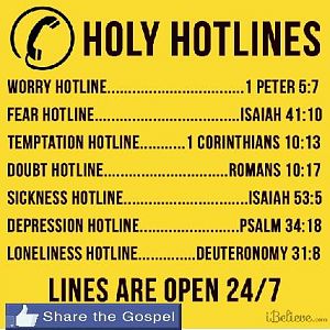 holy hotlines