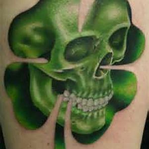 Irish Skull Tattoo