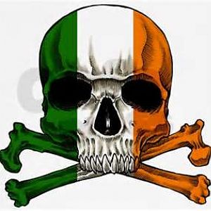 Irish Skull Crossbones