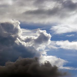 three layers of clouds