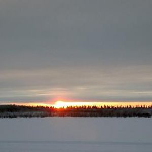 sunrise by the river