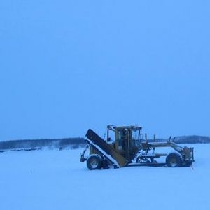 I was on the ice road today!