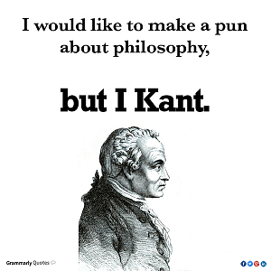 Kant Make A Joke