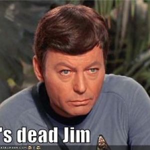 He's Dead, Jim