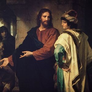 Hofmann's Christ And The Rich Young Ruler