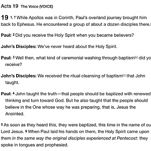 Voice Translation Acts 19