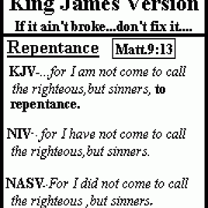 KJV vs Modern Translations