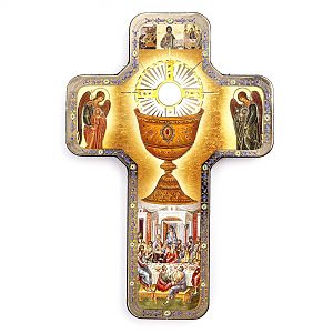 Eucharist Painted on Cross