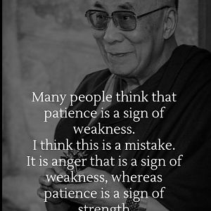 Anger Is Weakness