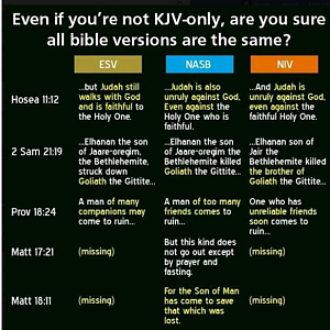 KJV Vs Modern