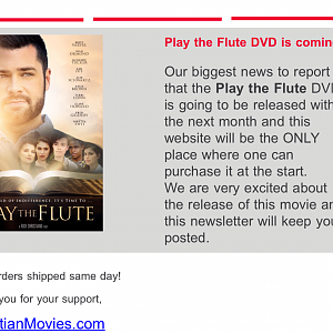 Play the Flute DVD Coming Soon (March 2021)