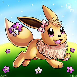 Fluffy the Eevee (Fanart)