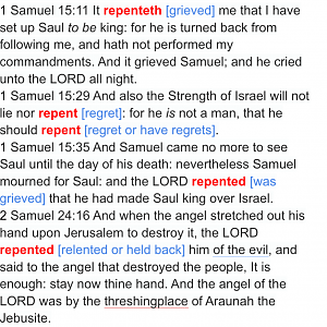 Study on the word repent