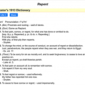 Repent - Meaning