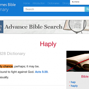 Haply Bible Definition