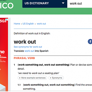 Work out - Definition