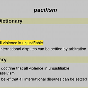 Pacifism