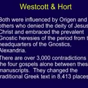 Westcott and Hort