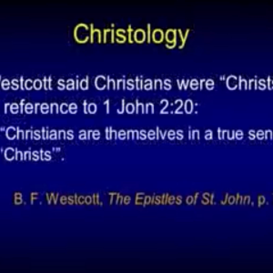Westcott on Christology