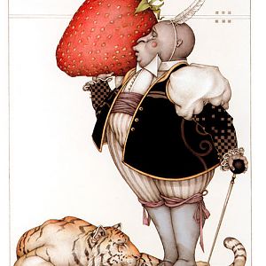 Michael Parkes ~ The Strawberry Collector